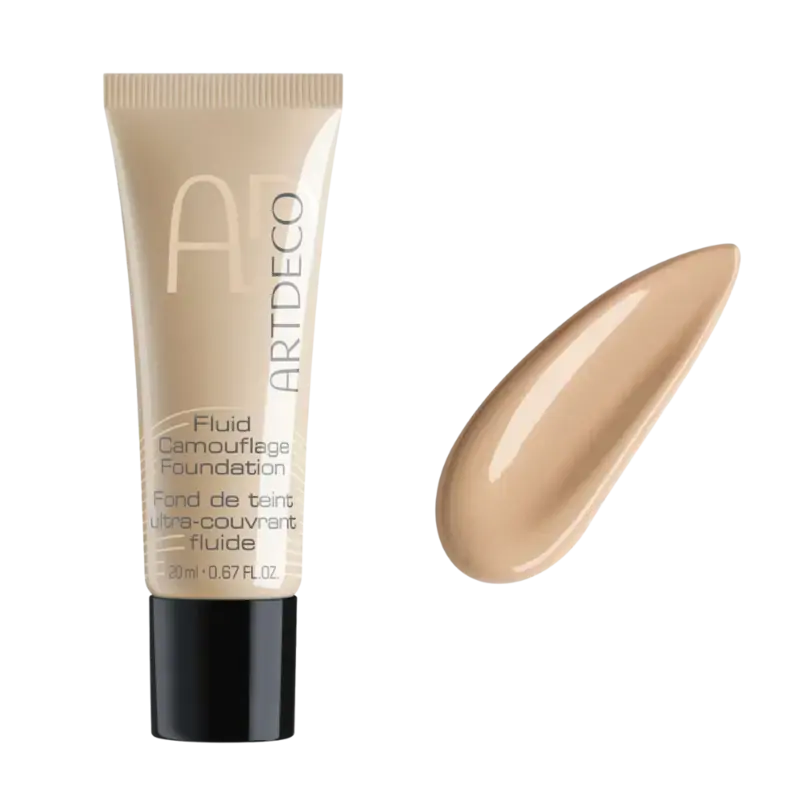 Artdeco Fluid Camouflage Foundation 20ml 24 Warm/Golden Beige Nur Heute