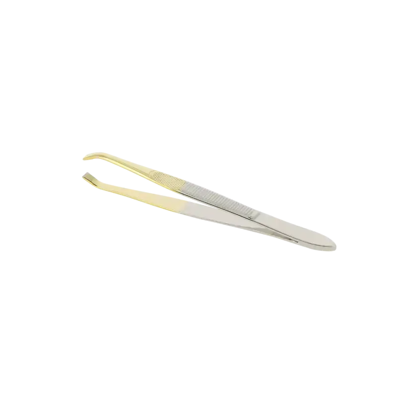 Sale Sibel EHP Tweezers Depilate Bowed Gold